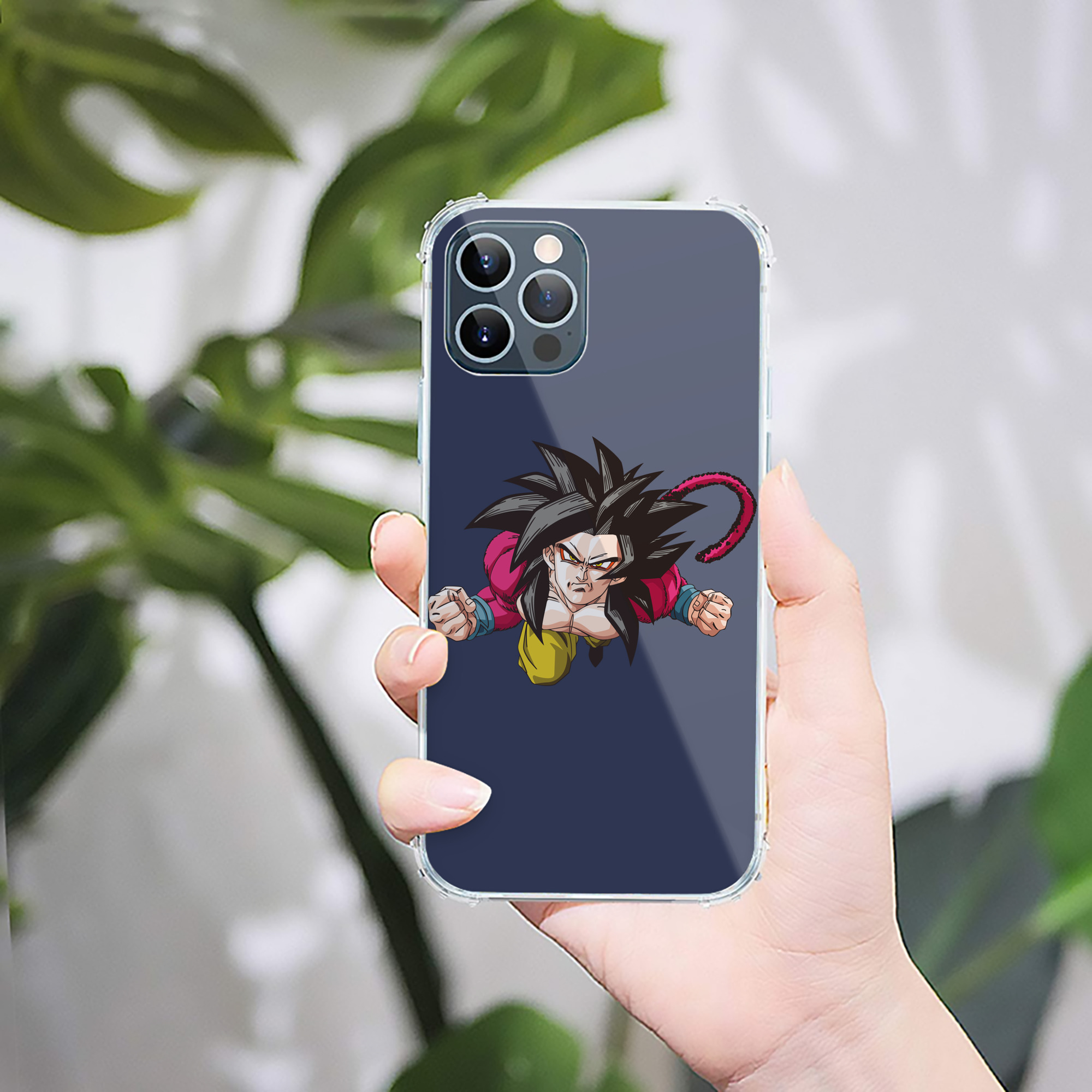 （画像用） ドラゴンボール 孫悟空（そん ごくう）Son Goku カカロット DRAGON BALL Kakarotto 【iPhone 12シリーズ対応】透明スマホケース（クリアソフトケース）